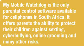 My Mobile Watchdog is the only cell phone parental control software offering parents the ability to protect their children against sexting, cyberbulling, online grooming and many other risks.